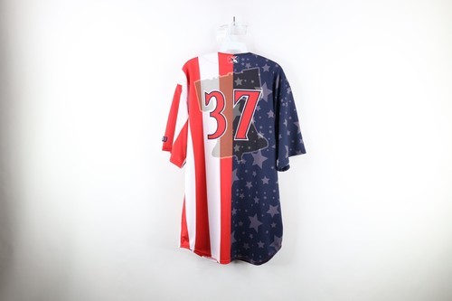 Wilson Mens 48 Game Issue July 4th Clearwater Threshers Baseball Jersey #37 Item image 10