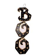 Halloween Hanging BOO Sign Home Door Indoor/Outdoor Wooden Party Prop De... - $13.87