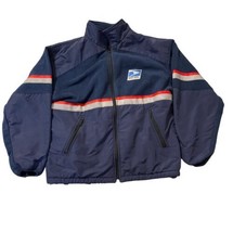 Vintage 2014 USPS Letter Carrier Zip Jacket Fleece Full Zip Size Lrg Made In USA - £118.69 GBP