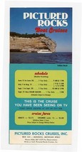 Pictured Rocks Best Cruises Brochure Munising Michigan $5.75 Cruise Fare - $17.82