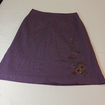 White Stag Women’s Purple Wool &amp; Acrylic Skirt Size 14 - €9,46 EUR