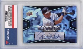 Authenticity Guarantee 
DEREK JETER Autographed New York Yankees 2008 UD Card - £793.53 GBP