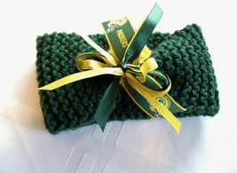 Green Bay PACKERS Handmade Football Baby Headband - £11.96 GBP