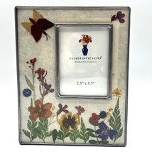 Melannco Pressed Flower 60 Photo Frame Album 4x6 Glass Front &amp; Frame Wil... - £15.17 GBP