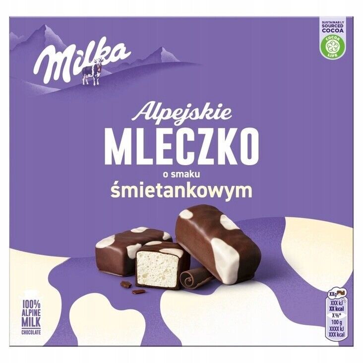 Milka Happy Cows Alpine Milk chocolate covered foam candies -330g-FREE SHIPPING - $15.83