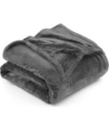 Clearance Sale Brand New Flannel Blanket - Gray 60x80 inch (sku:TZ15 ) - £11.06 GBP