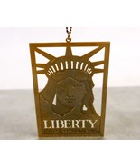 Kurt Adler Pendant on Chain, Statue of Liberty Centennial, Gold Tone, #J... - $465.51 MXN