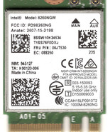 HP 806721-001 INTEL DUAL BAND WIRELESS-AC 8260NGW M.2 WIFI W/BT 4.2, 5 P... - £29.88 GBP