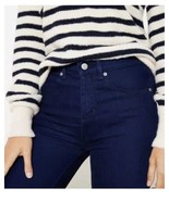 New Loft Women&#39;s Cozy Denim Legging Jeans Size 27 Dark Indigo Ann Taylor - $24.75