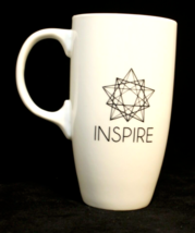 Inspire Inspiration For Everyone Mug Courage Tall White &amp; Black Mug Be Kind - £9.72 GBP
