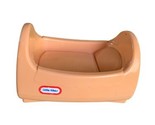 Vintage Little Tikes Dollhouse Furniture Pink Baby Bassinet Bed Cradle - $9.49