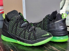 2020 Nike Lebron XVIII Dunkman Black/Green Basketball Shoes CQ9283-005 M... - $1,742.83 MXN