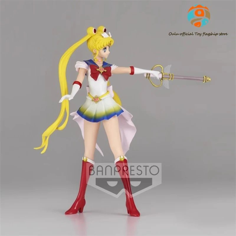 Banpresto 23cm Sailor Moon Anime Figurine Tsukino Usagi  Ncess Serenity New - $54.81