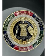 The Whole Armor of God Ephesians 6:11-18 Police Challenge Coin Salvation... - $467.61 MXN