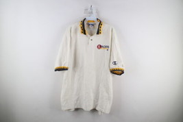 Vtg 90s Champion Mens Large Distressed Spell Out Indiana Pacers Basketball Polo - £39.53 GBP