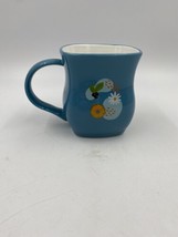 Scentsy Fill Your Life with Fragrance Blue Coffee Mug Square Top  - $6.80