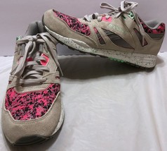 Reebok Ventilator CG Hexalite Gray Pink Running Workout Shoes Sz 9 Splat... - £43.41 GBP