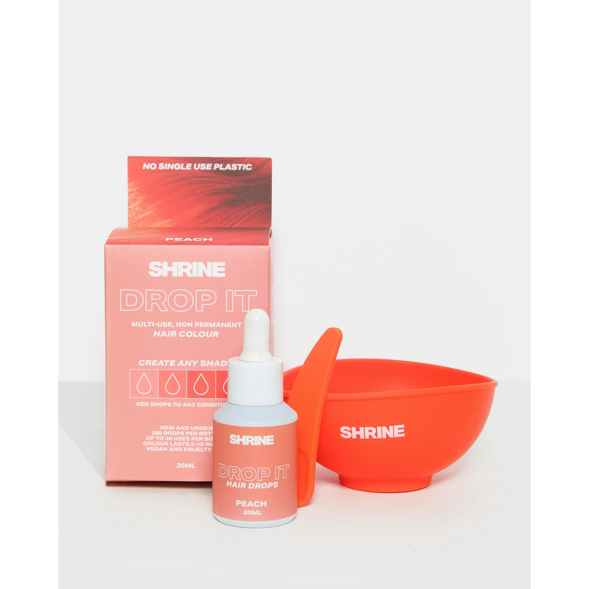 SHRINE DROP IT Peach Toning Drops - Semi-Permanent Hair Toner Color | NEW - $41.01 CAD