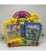 Vintage 2001 Mattel Barney Musical Nursery Rhymes Piano Book Working Toy... - $653.54 MXN