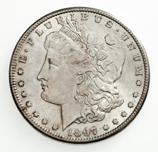 1897-S $1 Silver Morgan Dollar in Choice BU Condition, Excellent Eye Appeal - £118.69 GBP