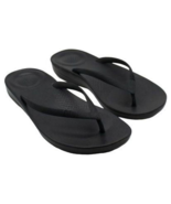 FitFlop iQushion Ergonomic Flip-Flops All Black 6 - *NEW*, Free Shipping - $490.58 MXN