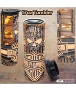 HD Carved Wood Look Tumbler Design | HK skull | 17oz Tumbler | Free Ship - $649.74 MXN