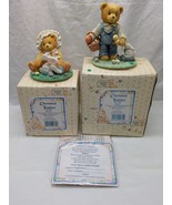 (2) Easter Themed Cherished Teddies Melissa And Donald Figures - $30.61 CAD