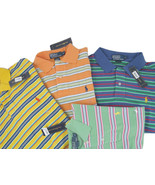 New Polo Ralph Lauren Polo Shirt! L or XL Light Green &amp; Colorful Stripes... - $821.73 MXN