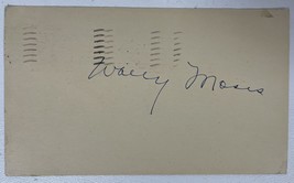 Wally Moses Signed Autographed Vintage PostCard - COA/HOLO - £11.93 GBP