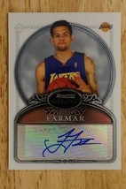2006-07 Bowman Sterling Autograph Jordan Farmar #84 RC Basketball LA Lakers - £7.88 GBP