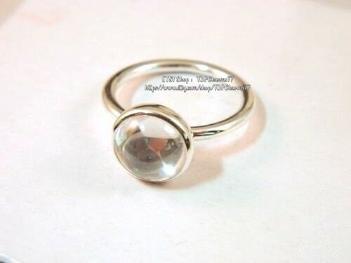 Woman Ring S925 Sterling Silver Poetic Droplet Ring With Clear CZ Woman Jewelry