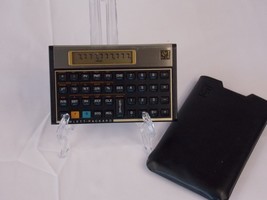 HP Hewlett Packard 12C Financial Calculator with Case light used. - £19.65 GBP