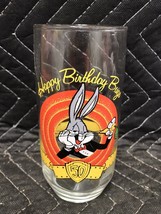 1990 Bugs Bunny Warner Bros 50th Anniversary Glass Loony Tunes Glass Tumbler - $4.95