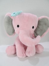 Bedtime Originals Twinkle Toes Pink Plush Elephant Stuffed Animal 10 Inch- Hazel - £5.83 GBP