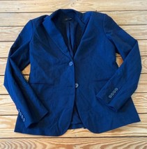 Ann Taylor Women’s Button front blazer jacket size 2 Navy S8 - £15.50 GBP