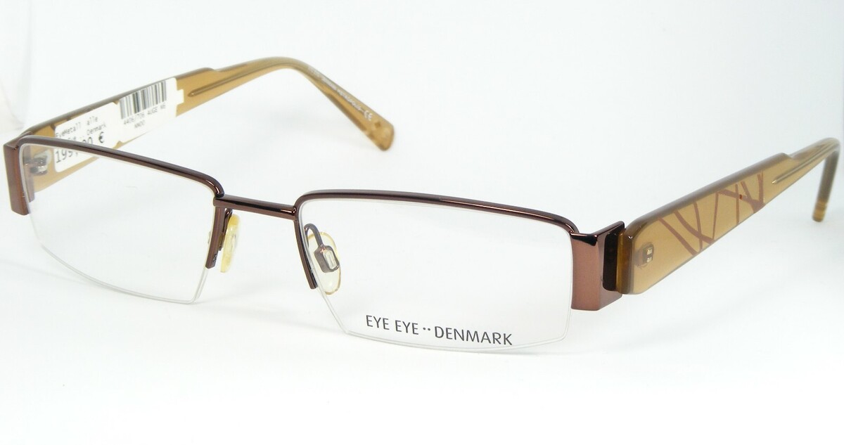 EYE Denmark Metropolis Pa. 153b C.1316 Kupfer Brille 52-19-142mm - $86.13