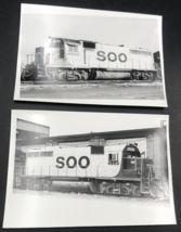 2 Diff Soo Line Railroad CPKC MStP&amp;SSM #4602 GP40 Electromotive Train Photos - £12.21 GBP