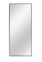 Neu-Type Modern Rectangle Framed Black Full Length Leaning Mirror, 71x24 - £173.01 GBP