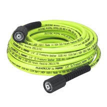 Flexzilla Pressure Washer Hose 1/4&quot; x 50&#39; with M22 Fittings (Boxed) - $79.22