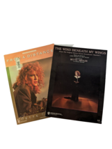 Bette Midler Sheet Music Lot (2) From A Distance And Wind Beneath My Wings - $5.93