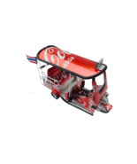 Coke red Detailed Handcrafted Replica Made from Cans TUK TUK Taxi Thailand - $27.53 CAD