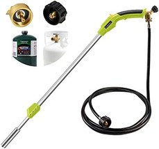 Propane Torch Weed Burner Torch 50K Btu Blow Torch With 10Ft Hose Self I... - £48.28 GBP