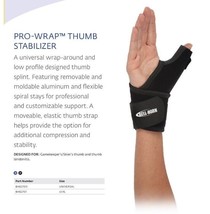DJO Bell-Horn  Pro-Wrap Thumb Stabilizer - Gamekeeper&#39;s/Skiers Thumb &amp; T... - $19.40