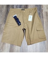 Wantdo Cargo Shorts Men&#39;s 6 Pocket Belted Brown Canvas Shorts Size 36  (... - $148.14 MXN