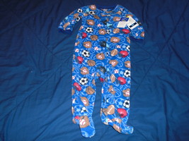 New Baby Blanket Sleeper size 24 months - Blue w/Sports Balls - $121.66 MXN
