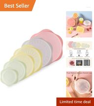 Food-Grade 6-Pc Silicone Stretch Lids - Leak-Proof Covers for Fresh Food... - $32.62