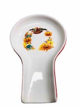 Holiday Thanksgiving Pumpkin Spoon Rest Collectible Kitchen Decor - £19.57 GBP