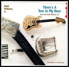 Hank Williams Jr. &quot;There&#39;s A Tear In My Beer&quot; 7&quot; Picture Sleeve ONLY F2 - £1.55 GBP
