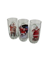 Coca-Cola Haddon Sundblom 1940s Santa Glasses Series II 93761 Complete S... - $312.05 MXN