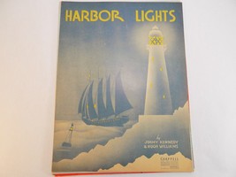 Vintage Sheet Music 1937 Harbor Lights By Jimmy Kennedy &amp; Hugh Williams - £6.99 GBP